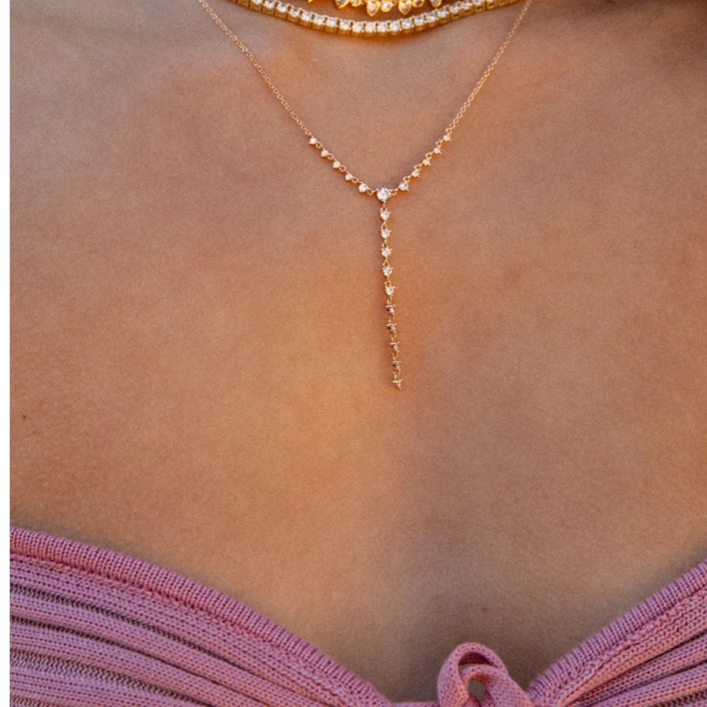 851 BELLA LARIAT NECKLACE - Picture 3 of 9